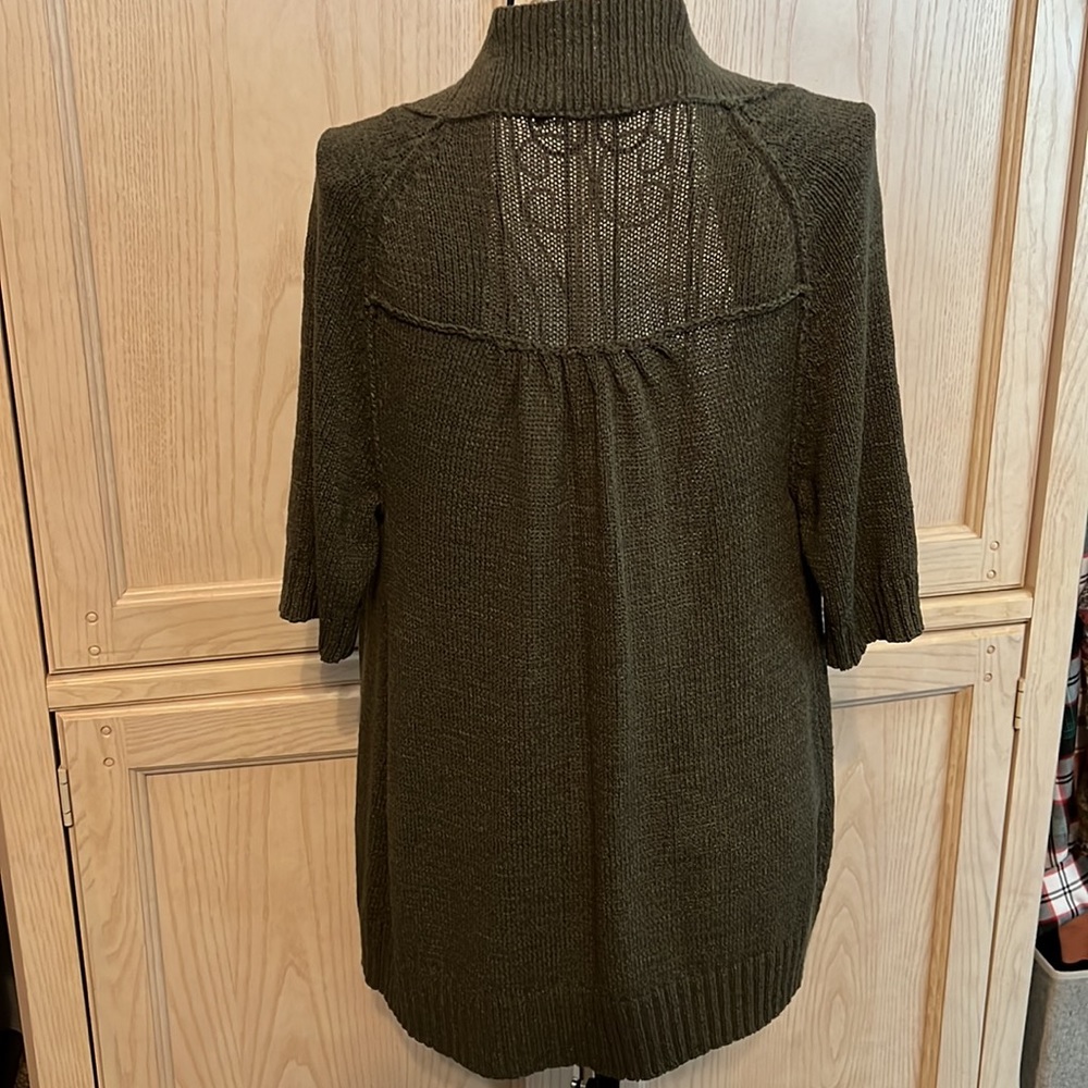 August silk short sleeve cardigan - Picture 2 of 2